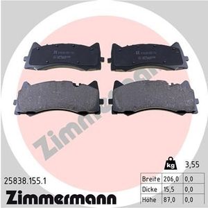 Remblokkenset, schijfrem 258381551