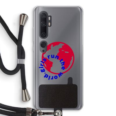 Run The World: Xiaomi Mi Note 10 Pro Transparant Hoesje met koord