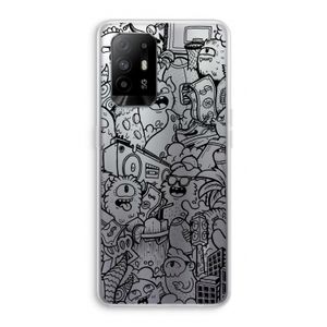 Vexx Black City : Oppo A94 5G Transparant Hoesje