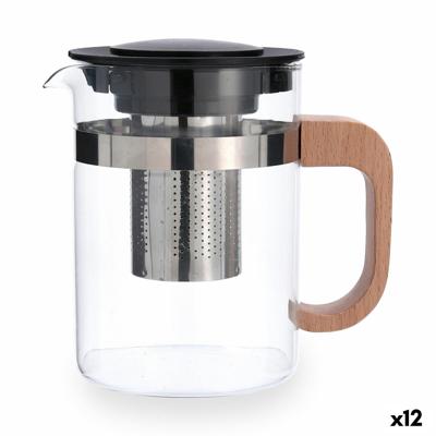 Theepot Quid Tubin Transparant Glas 800 ml (12 Stuks)