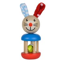 Eichhorn baby houten ratel konijn