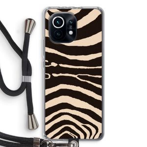 Arizona Zebra: Xiaomi Mi 11 Transparant Hoesje met koord