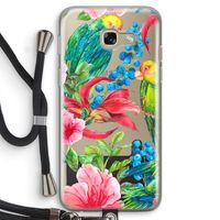 Papegaaien: Samsung Galaxy A5 (2017) Transparant Hoesje met koord