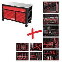 KS Tools 8459706 Werkplaatswagen Kleur (specifiek): Zwart, Rood