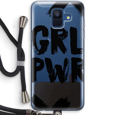 Girl Power #2: Samsung Galaxy A6 (2018) Transparant Hoesje met koord