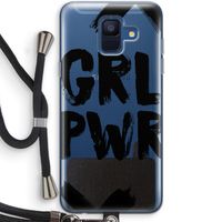 Girl Power #2: Samsung Galaxy A6 (2018) Transparant Hoesje met koord