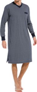 Pastunette Nachthemd V-hals met print blauw