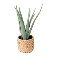 Aloe vera kunstplant - 33 cm - thumbnail