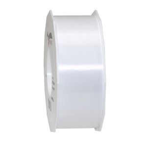 1x Luxe zilveren kunststof lint rollen 4 cm x 91 meter cadeaulint verpakkingsmateriaal