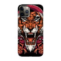 Tiger and Rattlesnakes: Volledig geprint iPhone 12 Hoesje