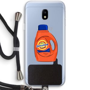 Ultra Sensitive: Samsung Galaxy J3 (2017) Transparant Hoesje met koord
