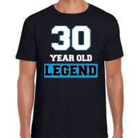 30 legend verjaardag cadeau t-shirt zwart voor heren