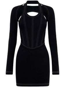 Dion Lee robe Modular Corset - Noir