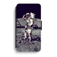 Spaceman: iPhone XR Flip Hoesje