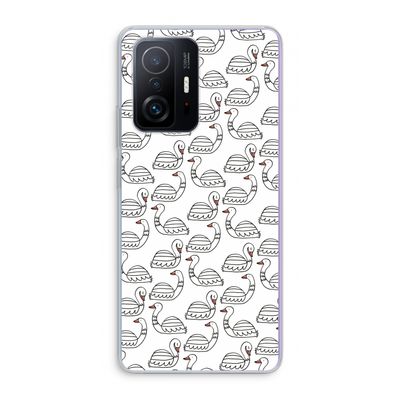Zwanen: Xiaomi 11T Pro Transparant Hoesje