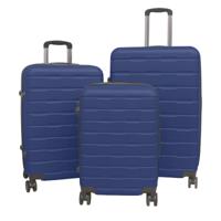 TVR-Travel® - Kofferset Bruno - Koffers - 3 stuks - S/M/L - Donker blauw