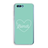 Friends heart pastel: Honor 10 Transparant Hoesje