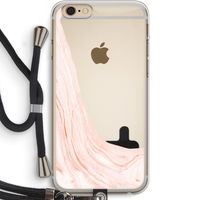 Peach bath: iPhone 6 PLUS / 6S PLUS Transparant Hoesje met koord