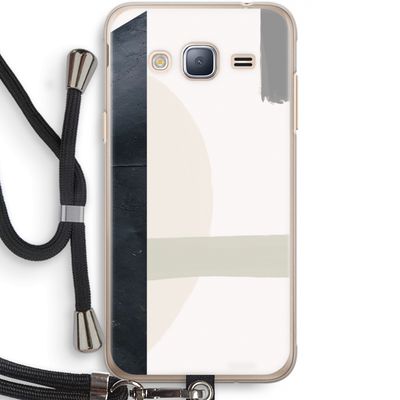 Baca: Samsung Galaxy J3 (2016) Transparant Hoesje met koord
