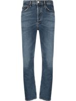 AGOLDE jean slim à taille haute - Bleu