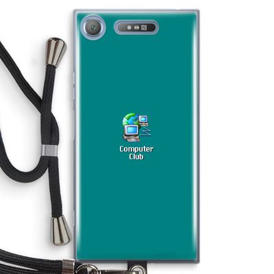 Win98: Sony Xperia XZ1 Transparant Hoesje met koord