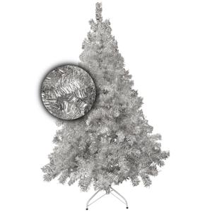 Excellent Trees® Zilveren Kerstboom Stavanger - ⌀132cm - ↕210cm - Zilverkleurig