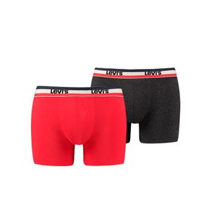 Levi's 200SF 2-pack rood/antraciet