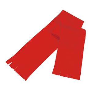 Voordelige kinder/peuter fleece sjaal rood