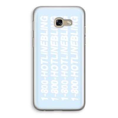 Hotline bling blue: Samsung Galaxy A5 (2017) Transparant Hoesje