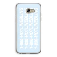 Hotline bling blue: Samsung Galaxy A5 (2017) Transparant Hoesje