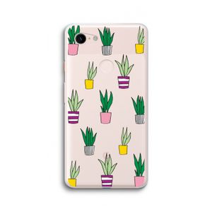 Sanseveria: Google Pixel 3 XL Transparant Hoesje