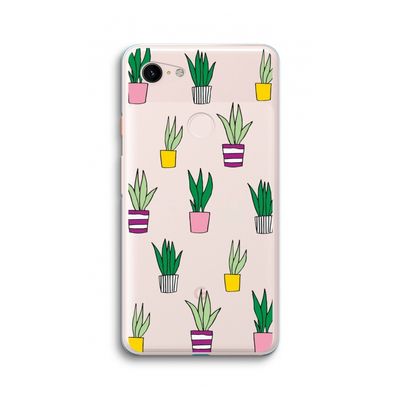 Sanseveria: Google Pixel 3 XL Transparant Hoesje