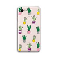 Sanseveria: Google Pixel 3 XL Transparant Hoesje Sanseveria: Google Pixel 3 XL Transparant Hoesje