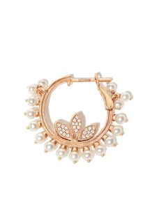 MARIA TASH boucles d'oreilles Cornet en or rose 18ct serties de perles et de diamants