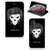 Mobiel BookCase Apple iPhone 11 Skull Hair