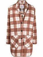 Woolrich manteau Gentry à carreaux - Marron