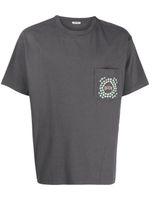 BODE logo-embroidered cotton T-shirt - Gris - thumbnail