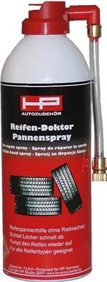 HP bandenreparatie spray "reifen-doktor" tire sealant 400ml with brass valve