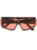 Aries lunettes de soleil à monture oversize - Marron