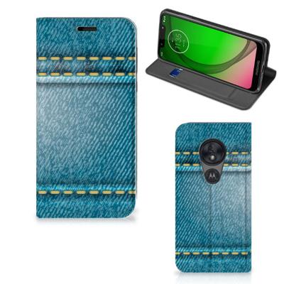 Motorola Moto G7 Play Hippe | Standcase | Jeans
