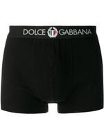 Dolce & Gabbana boxer à logo brodé - Noir - thumbnail