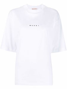 Marni t-shirt à logo imprimé - Blanc