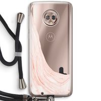 Peach bath: Motorola Moto G6 Transparant Hoesje met koord Peach bath: Motorola Moto G6 Transparant Hoesje met koord