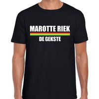 Carnaval Marotte Riek de gekste t-shirt zwart voor heren