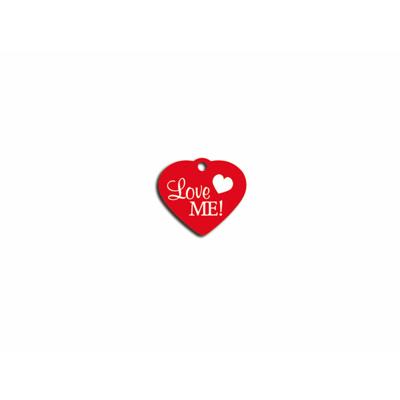 Naamplaatje Imarc Heart Rood