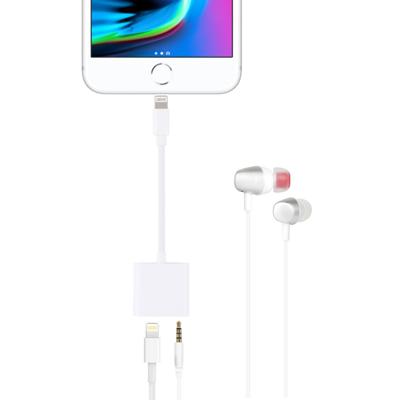 8 pin vrouwelijke + 3 5 mm Audio vrouwelijke aan 8 Pin Male opladen & Listening Converter Adapter voor iPhone XR / iPhone XS MAX / iPhone X & XS / iP