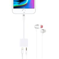 8 pin vrouwelijke + 3 5 mm Audio vrouwelijke aan 8 Pin Male opladen & Listening Converter Adapter voor iPhone XR / iPhone XS MAX / iPhone X & XS / iP