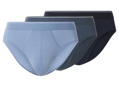 esmara Men Set van 3 heren onderbroeken (Donkerblauw/blauw, XL) esmara Men Set van 3 heren onderbroeken (Donkerblauw/blauw, XL)