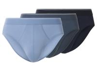 esmara Men Set van 3 heren onderbroeken (Donkerblauw/blauw, XL)