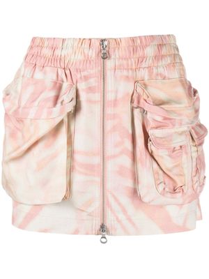 Diesel jupe O-Mirty à poches cargo - Rose